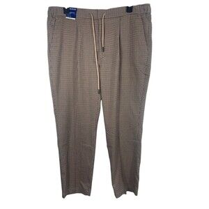 Club Room Men's Checkered Pants - Brown and Black